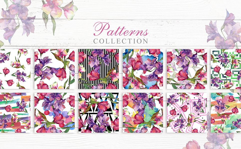 Alstroemeria Watercolor Png Illustration Template Small Screenshot Alstroemeria Watercolor Png Illustration