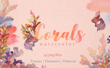 Corals Watercolor png Illustration Theme Small Screenshot Corals Watercolor png Illustration