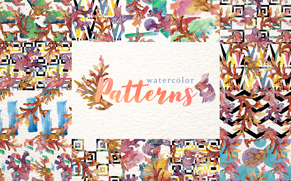 Corals Watercolor png Illustration Theme Small Screenshot Corals Watercolor png Illustration