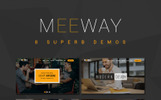 Meeway Landing Page Vorlage Kleiner Screenshot Landing Page Template namens "Meeway"