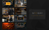 Meeway Landing Page Vorlage Kleiner Screenshot Landing Page Template namens "Meeway"