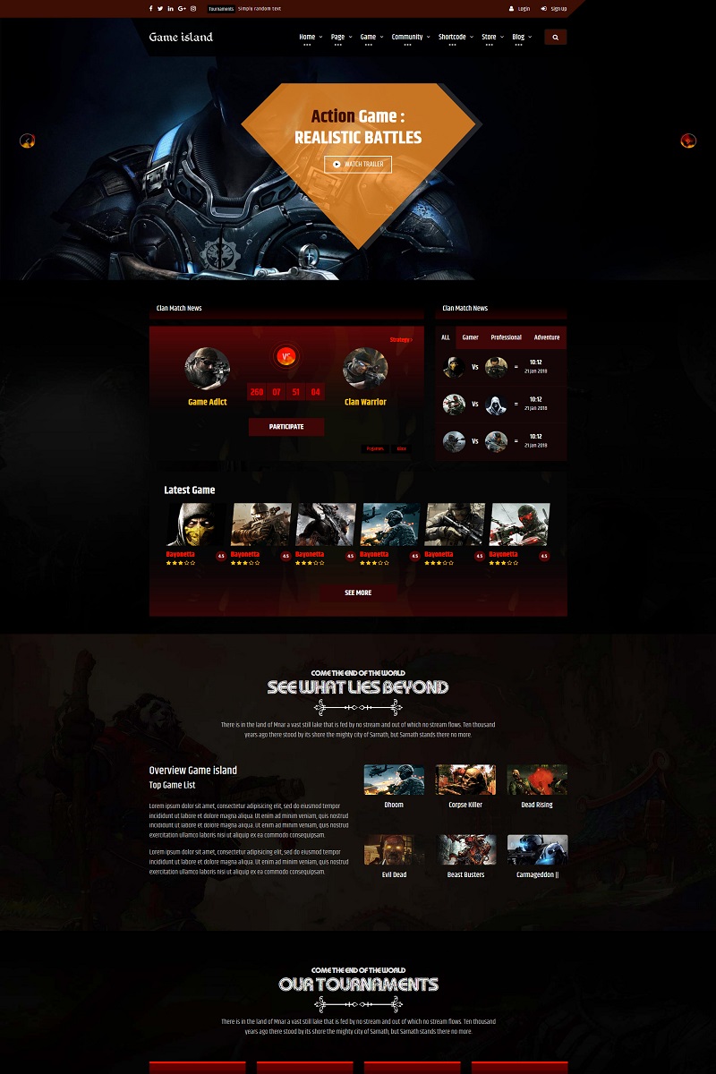 game island community portal