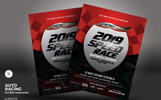 Auto Racing Flyer Corporate identity Theme Small Screenshot Auto Racing Flyer Corporate Identity Template
