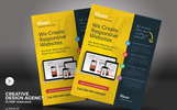 Creative Design Agency Flyer Corporate identity Theme Small Screenshot Creative Design Agency Flyer Corporate Identity Template
