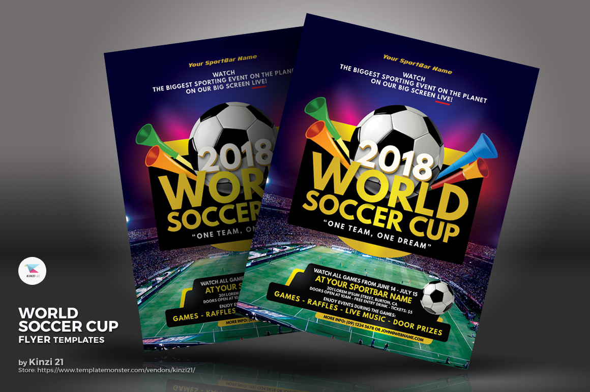 world soccer cup flyers