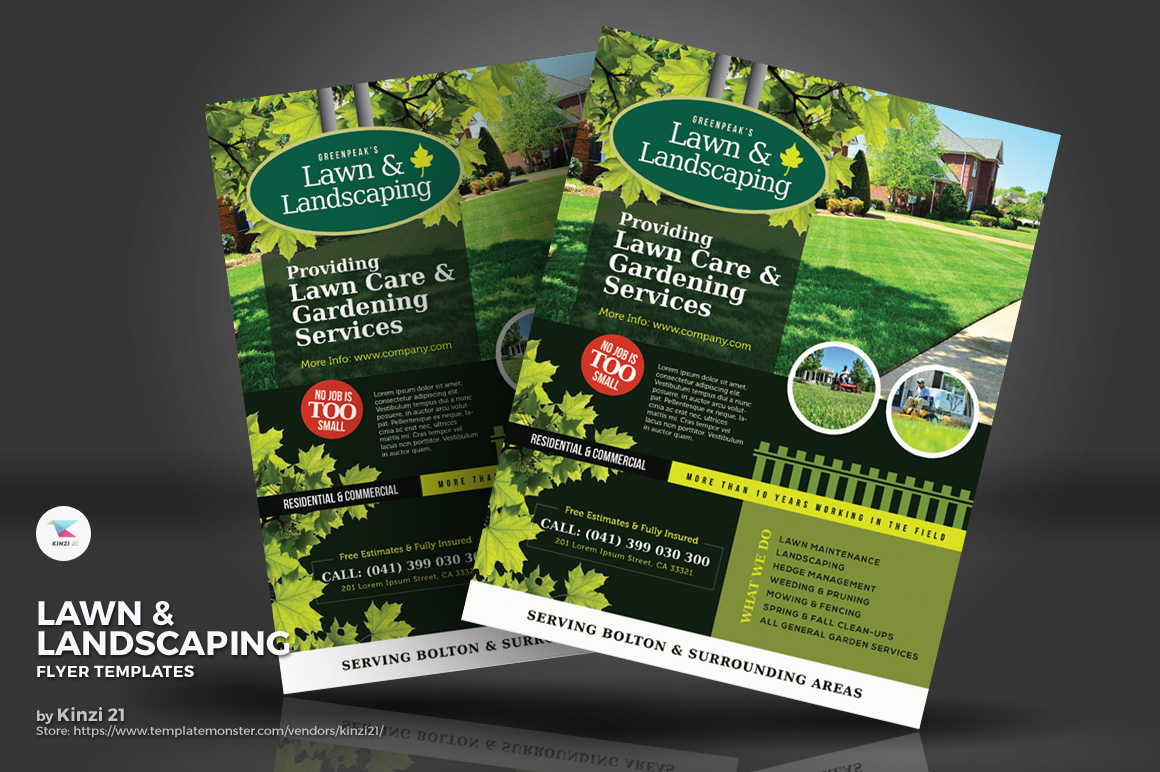 lawn landscaping flyers corporate