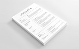 Jean Waves Daily_Clean CV Resume Template Small Screenshot Jean Waves Daily_Clean CV Resume Template