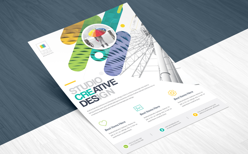 Studio Creative Design - Flyer Corporate identity Theme Small Screenshot Studio Creative Design - Flyer Corporate Identity Template