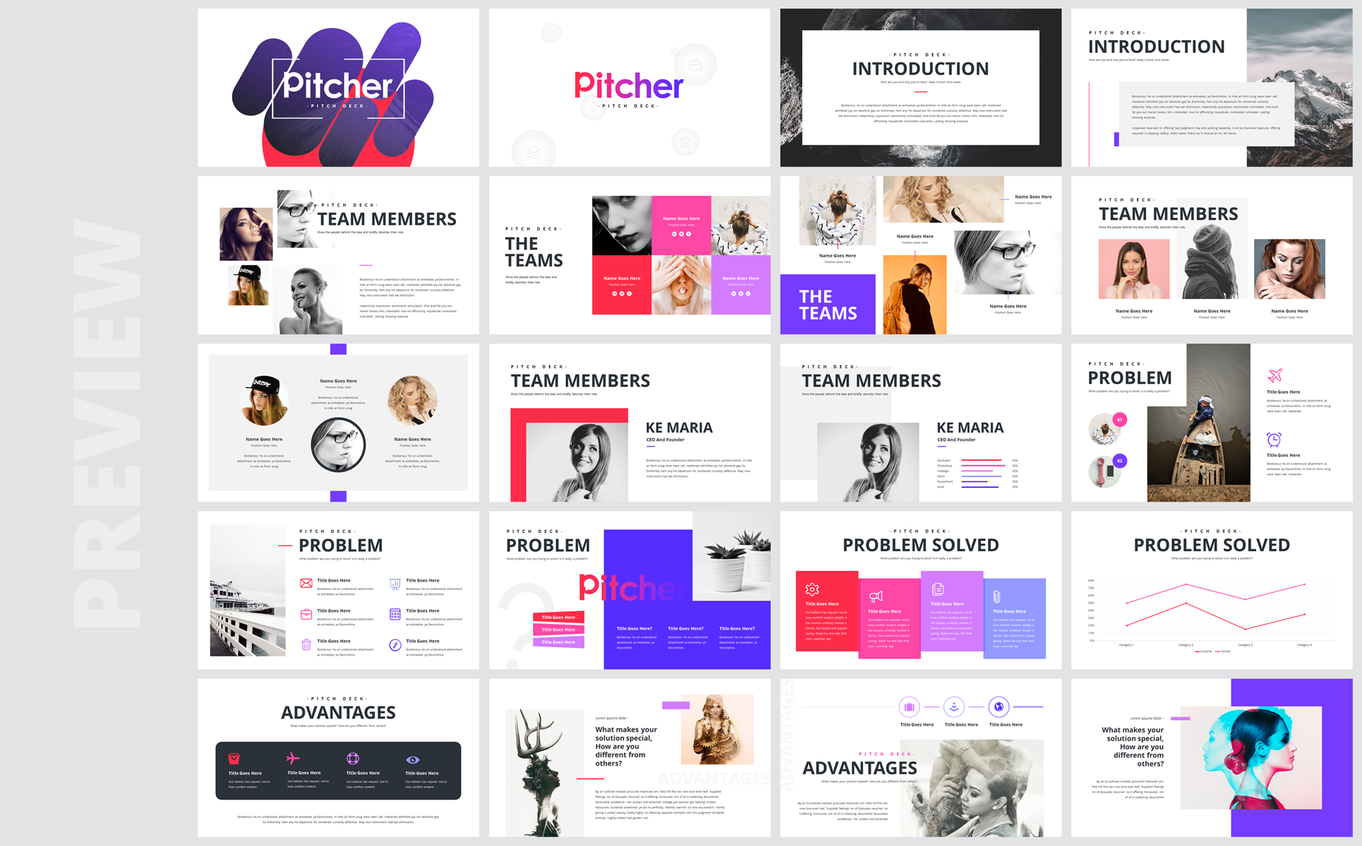 Pitcher-Multipurpose Pitch Deck Good Presentation Template Small Screenshot Pitcher-Multipurpose Pitch Deck PowerPoint Template