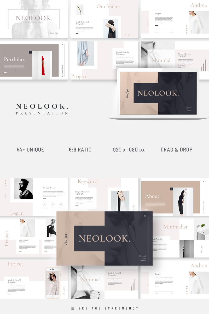 Neolook Minimal Professional Presentation Theme Small Screenshot Neolook Minimal PowerPoint Template