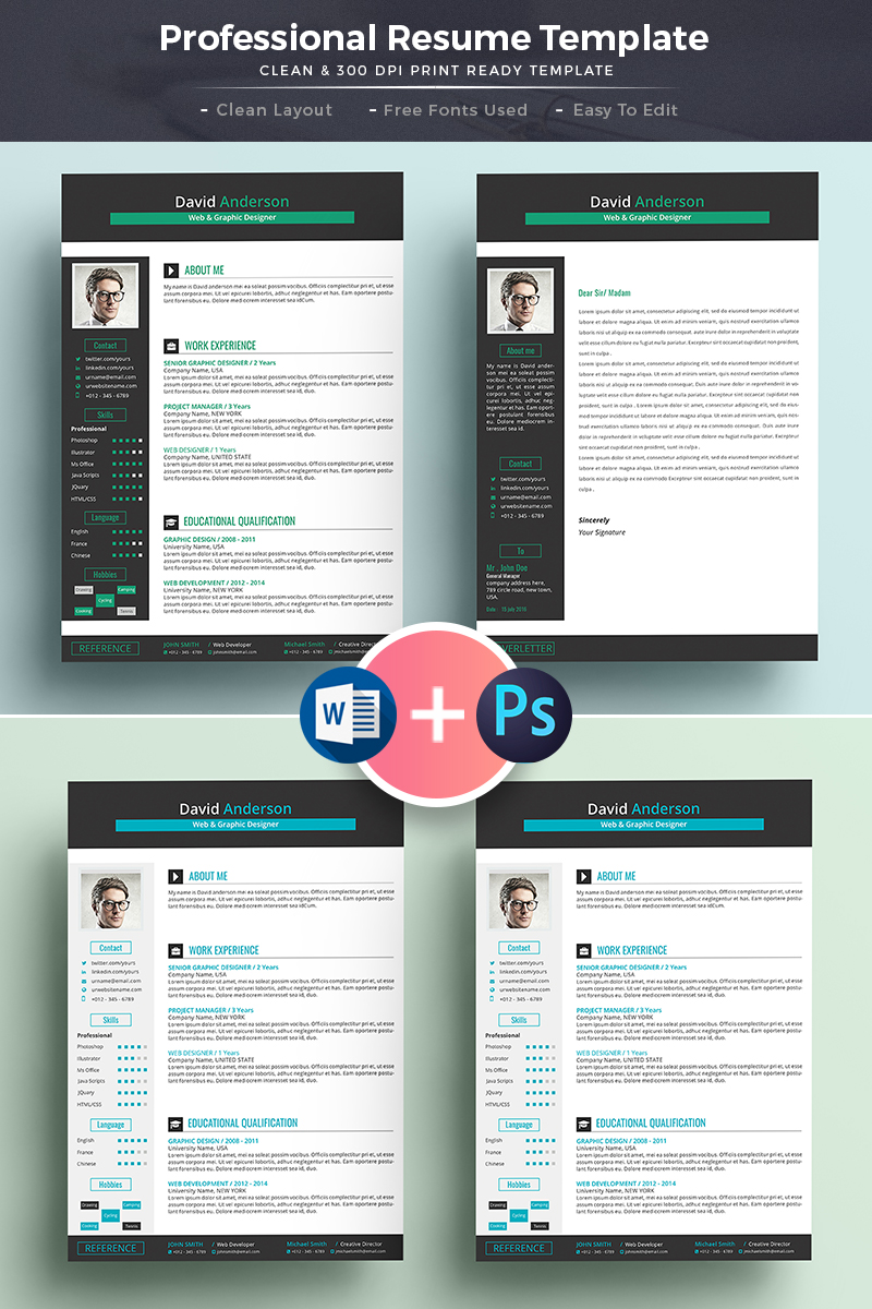 ms word website template