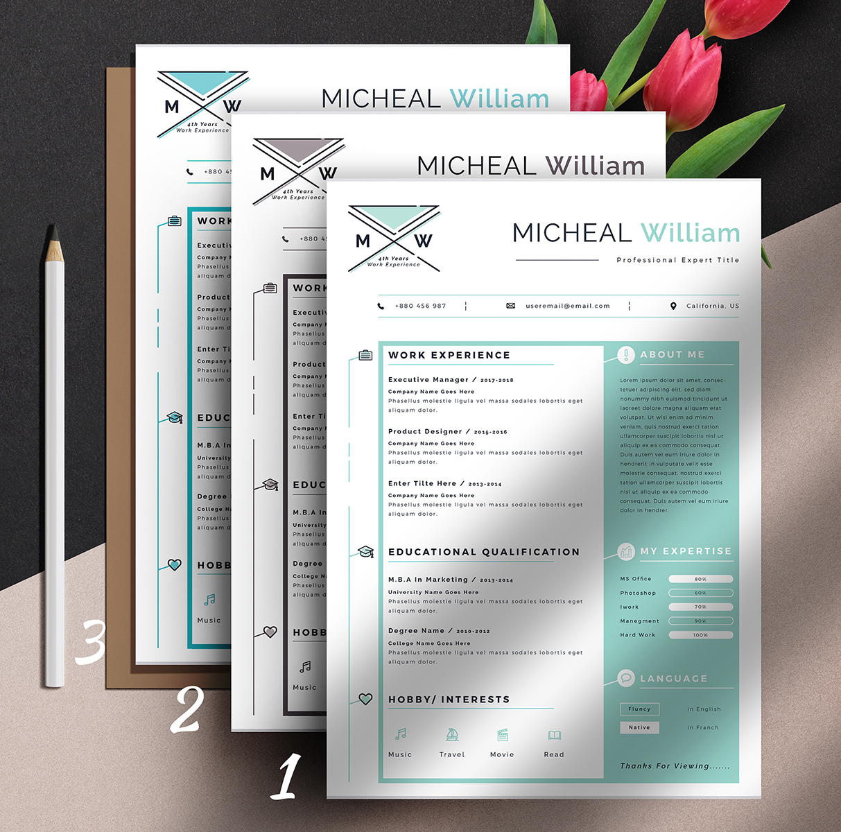 Download Резюме "Creative &amp; Modern Editable Word Apple Pages Cv Resume Template" / Creative &amp; Modern Editable Word Apple Pages Cv Resume Template - Резюме на тему графика resume template,cv design,creative,ms word,clean cv,word resume,apple pages,curriculum vitae,biodata,cover letter,job application,modern,professional,infographic,powerpoint template,docx,simp