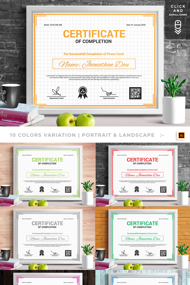 99 employee awards certificates
