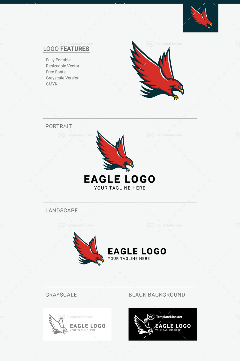 eagle logo template 71939 eagle template