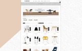 Koskela Furniture Responsive Bootstrap PrestaShop Vorlage Kleiner Screenshot PrestaShop Theme namens "Koskela Furniture Responsive Bootstrap"