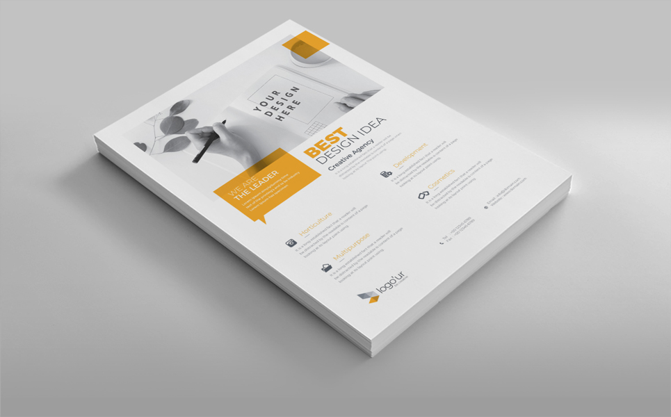 Simple Creative Flyer Corporate identity Theme Small Screenshot Simple Creative Flyer Corporate Identity Template