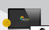 Activbiz Minimal Szablon PowerPoint Mały zrzut ekranu Szablon PowerPoint Activbiz Minimal #81043