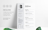 Miller Macintosh Minimal Plantilla de CV Captura de Pantalla Pequeña Plantilla de CV para Sitio de Gráficos