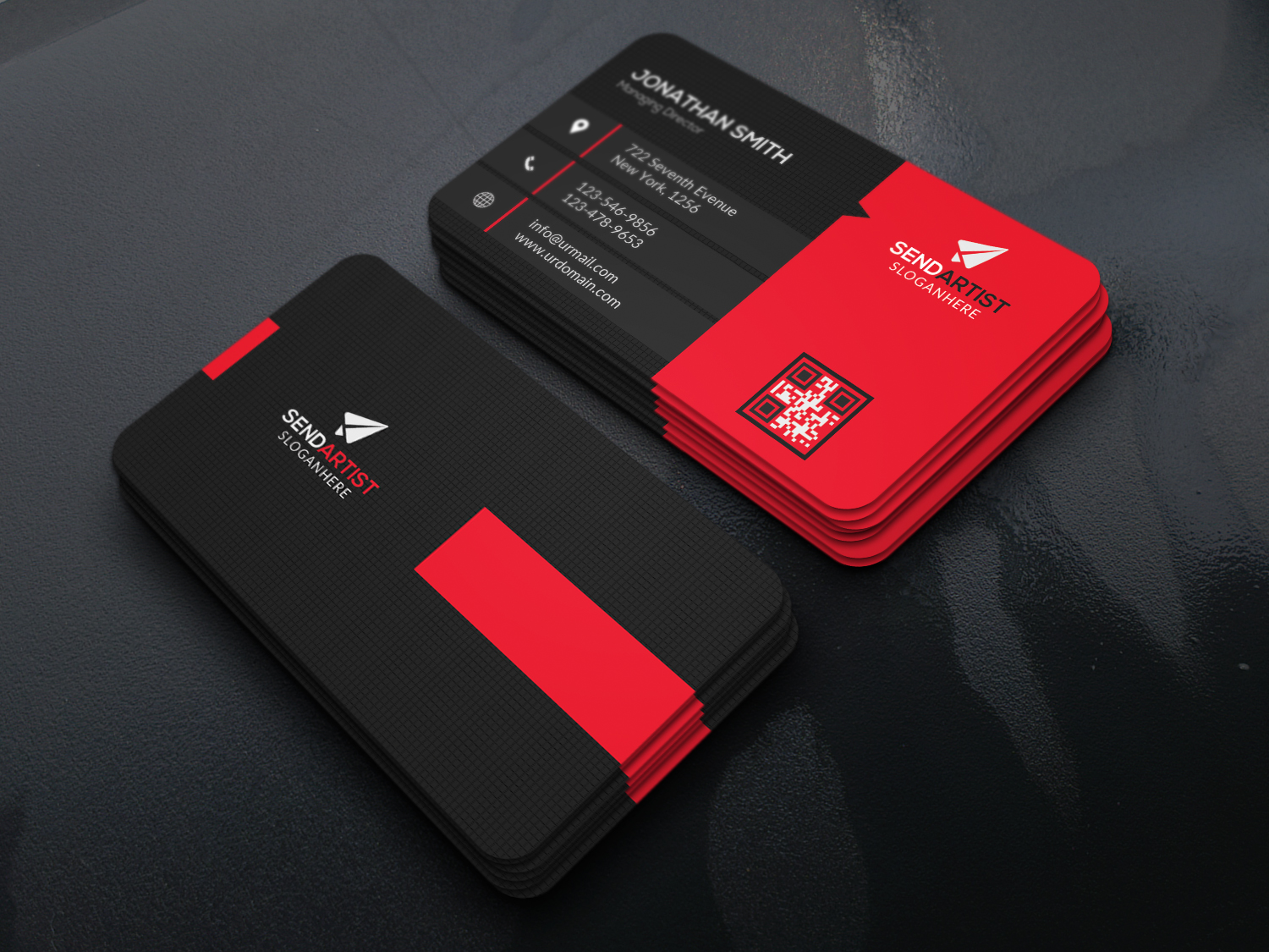 Creative Company Business Card - Corporate identity Template Small Screenshot Creative Company Business Card - Corporate Identity Template