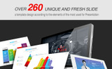 2019 BizIdea Presentation Plantilla PowerPoint Captura de Pantalla Pequeña Plantilla PowerPoint para Sitio de Medicina