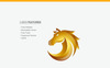 Wild Horse Plantilla de Logotipo Captura de Pantalla Grande Plantilla de Logotipo para Sitio de Gráficos New Screenshots BIG
