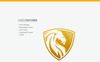 Lion Shield Plantilla de Logotipo Captura de Pantalla Grande Plantilla de Logotipo para Sitio de Gráficos New Screenshots BIG