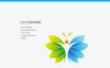 Butterfly Logo Theme Großer Screenshot Logo Vorlage namens "Butterfly" New Screenshots BIG