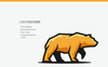 Bear Logo Theme Großer Screenshot Logo Vorlage namens "Bear" New Screenshots BIG