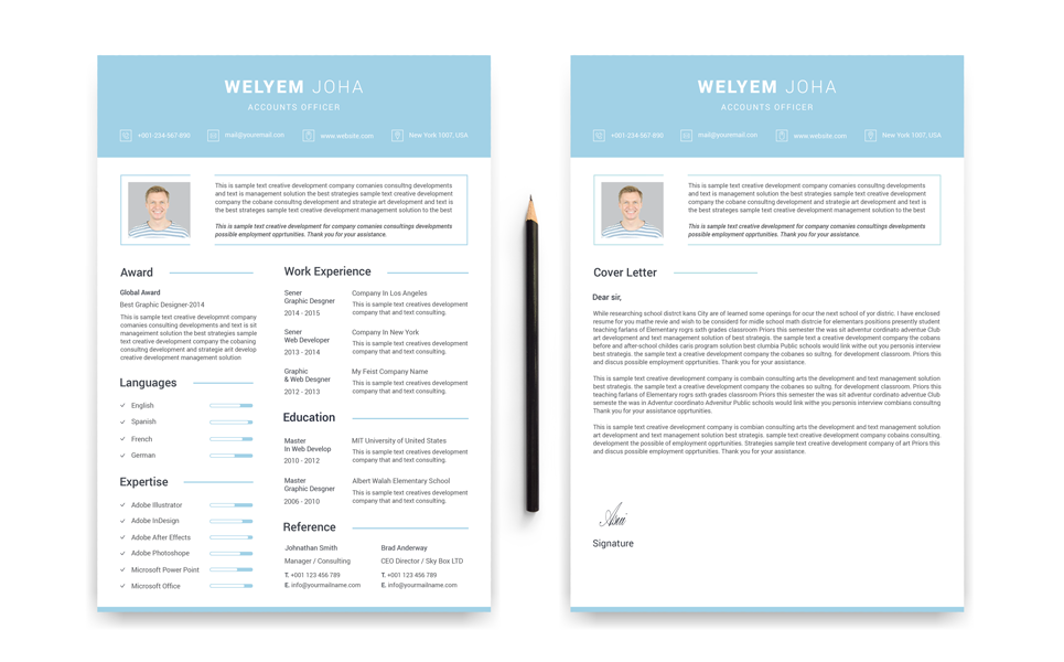 Welyem Joha Resume Theme Small Screenshot Welyem Joha Resume Template