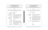 Karanf Doe Clean Resume Theme Small Screenshot Karanf Doe Clean Resume Template