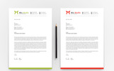 Clean & Word Letterhead 企业设计 小的屏幕截图 "Clean & Word Letterhead" 企业设计模板
