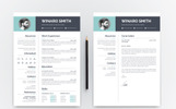 Winaro Smith Modèle de CV Petite capture d'écran "Winaro Smith" modèle de CV