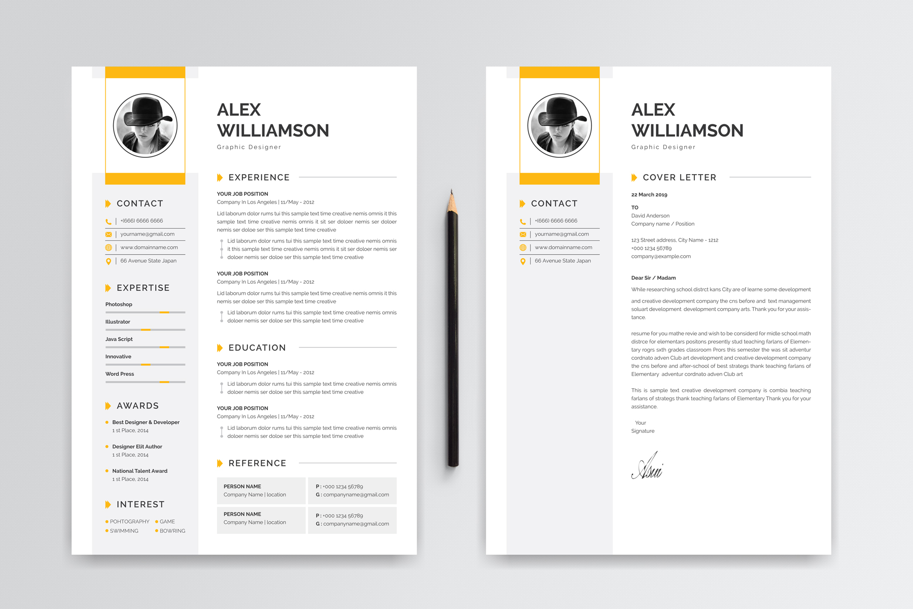 Alex Williamson Premium Resume Template Small Screenshot Alex Williamson Resume Template