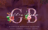 Golden Bloom - Monogram Set Bundle Template Small Screenshot Golden Bloom - Monogram Set Bundle