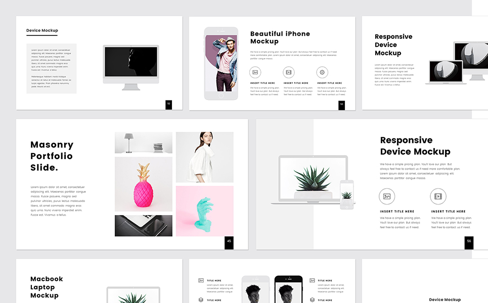 prothom creative and minimal powerpoint template 68463