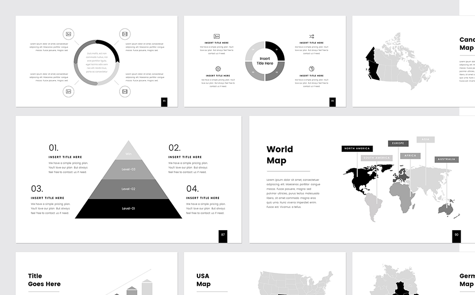 prothom creative and minimal powerpoint template 68463