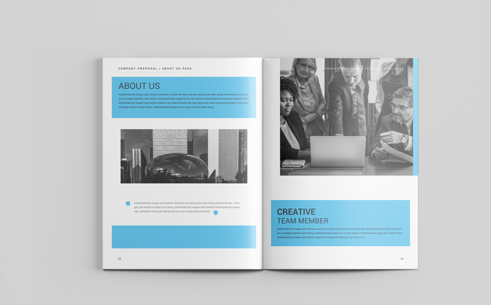Company Proposal Corporate identity Template Small Screenshot Company Proposal Corporate Identity Template