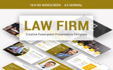 Law Firm PowerPoint Theme Kleiner Screenshot PowerPoint Vorlage namens "Law Firm"