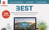 Best - Presentation Premium PowerPoint Vorlage Kleiner Screenshot PowerPoint Vorlage namens "Best - Presentation"