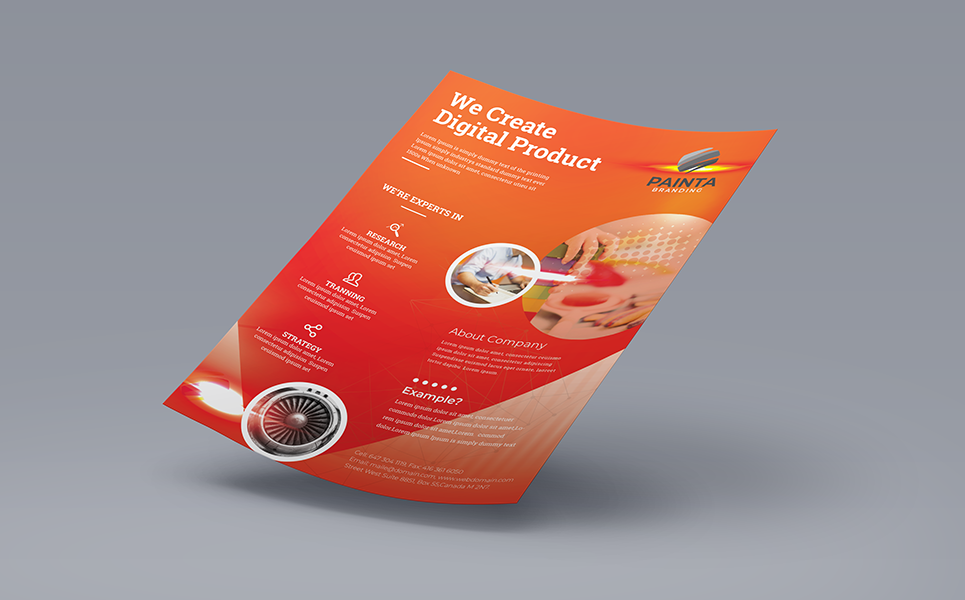 We Create Digital Product Flyer PSD Corporate identity Theme Small Screenshot We Create Digital Product Flyer PSD Corporate Identity Template