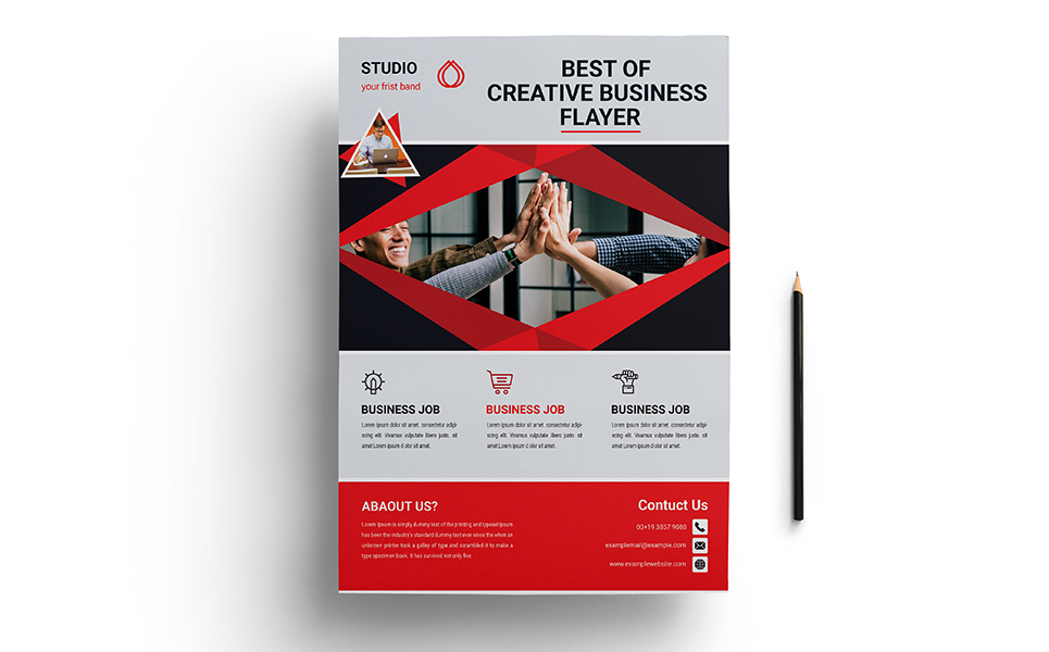 conference promotion flyer design corporate identity template 76500 conference flyer design