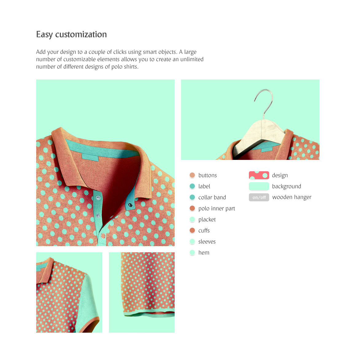 Polo Shirt - Animated Product Mockup Theme Small Screenshot Polo Shirt - Animated Product Mockup