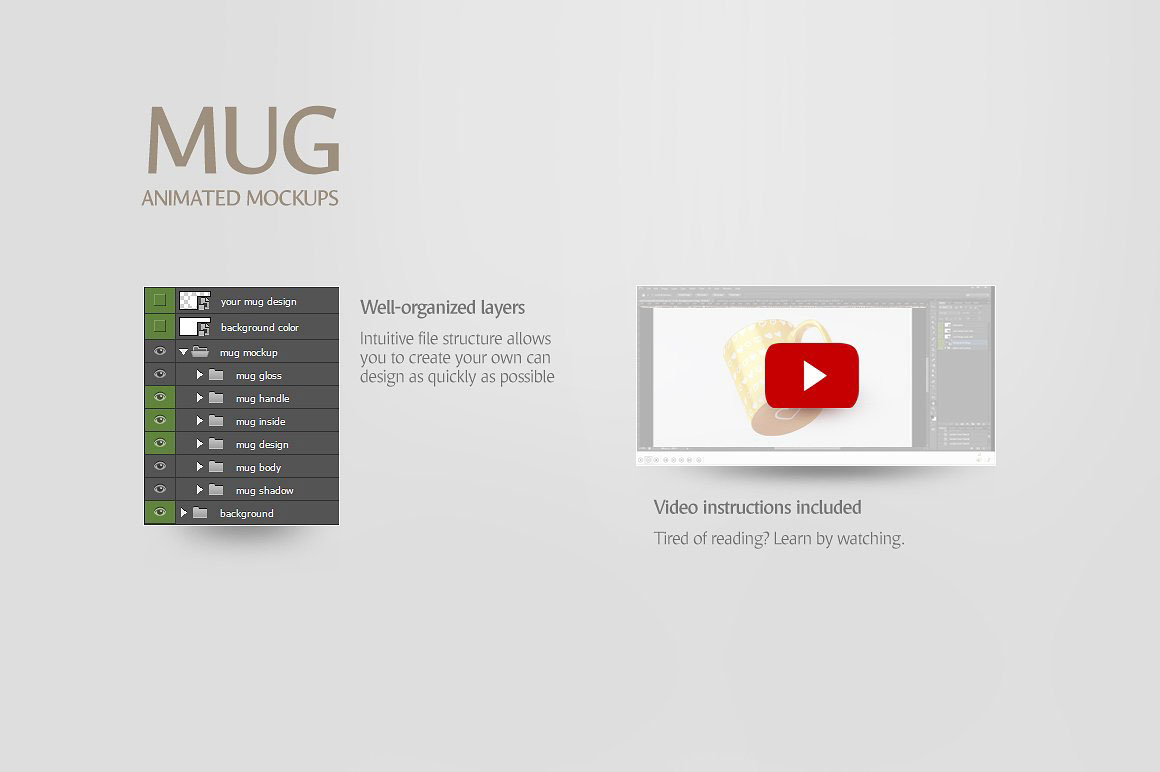 Mug - Animated Product Mockup Theme Small Screenshot Mug - Animated Product Mockup