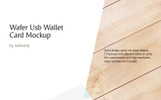 Wafer USB Wallet Card Product Mockup Template Small Screenshot Wafer USB Wallet Card Product Mockup