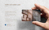 Wafer USB Wallet Card Product Mockup Template Small Screenshot Wafer USB Wallet Card Product Mockup