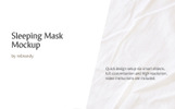 Sleeping Mask Product Mockup Template Small Screenshot Sleeping Mask Product Mockup