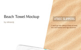 Beach Towel Product Mockup Theme Small Screenshot Beach Towel Product Mockup