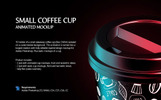 Small Coffee Cup Animated Product Mockup Template Small Screenshot Small Coffee Cup Animated Product Mockup
