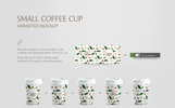 Small Coffee Cup Animated Product Mockup Template Small Screenshot Small Coffee Cup Animated Product Mockup