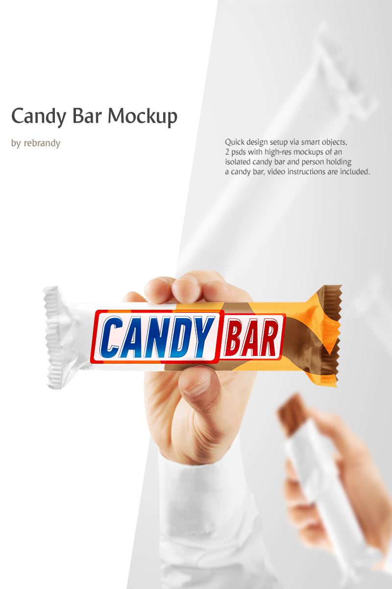 Candy Bar - Product Mockup Template Small Screenshot Candy Bar - Product Mockup